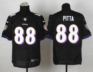 Jerseys Factory Cheap Nike Ravens #88 Dennis Pitta Black Alterna