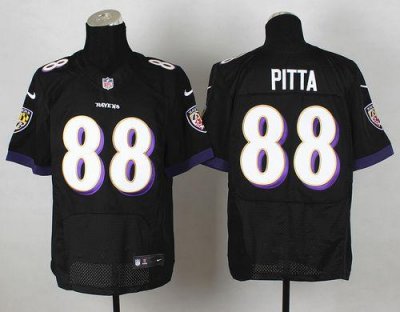 Jerseys Factory Cheap Nike Ravens #88 Dennis Pitta Black Alterna