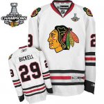 Jerseys Factory Cheap Blackhawks #29 Bryan Bickell White Stanley