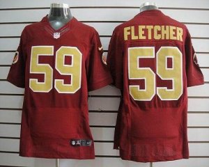 Jerseys Factory Cheap Nike Redskins #59 London Fletcher Burgundy