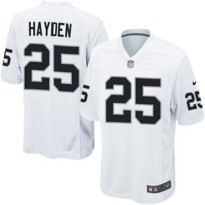 Jerseys Factory Cheap Nike Raiders #25 D.J. Hayden White Men's E