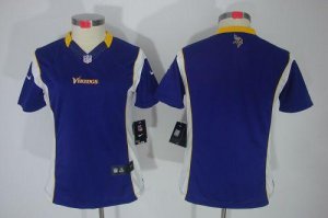 Jerseys Factory Cheap Nike Vikings Blank Purple Team Color Women