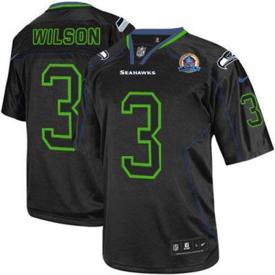 Jerseys Factory Cheap Nike Seahawks #3 Russell Wilson Lights Out