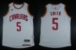 Jerseys Factory Cheap Revolution 30 Cavaliers #5 J.R. Smith Whit