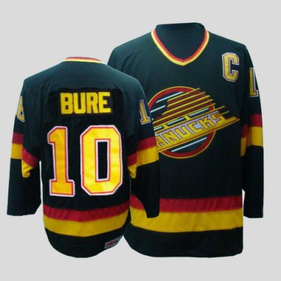 Jerseys Factory Cheap Canucks #10 Pavel Bure CCM Throwback Embro