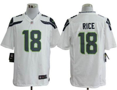 Jerseys Factory Cheap Nike Seahawks #18 Sidney Rice White Men's