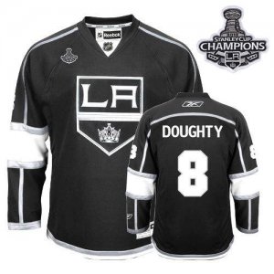 Jerseys Factory Cheap Kings #8 Drew Doughty 2012 Stanley Cup Cha