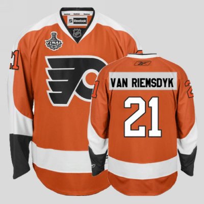 Jerseys Factory Cheap Flyers #21 James Van Riemsdyk Embroidered