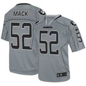Jerseys Factory Cheap Nike Raiders #52 Khalil Mack Lights Out Gr