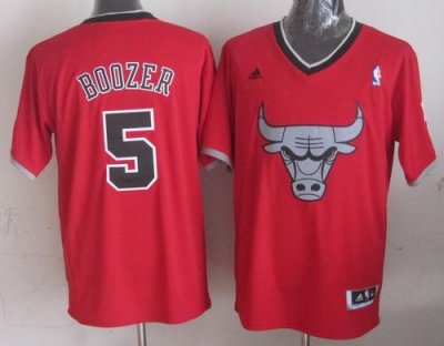 Jerseys Factory Cheap Bulls #5 Carlos Boozer Red 2013 Christmas