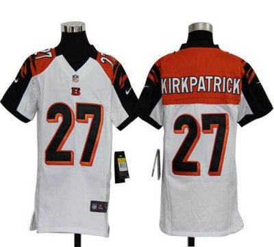 Jerseys Factory Cheap Nike Bengals #27 Dre Kirkpatrick White You