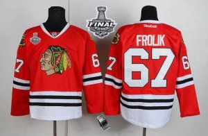 Jerseys Factory Cheap Blackhawks #67 Michael Frolik Red With Sta