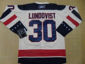Jerseys Factory Cheap Rangers #30 Henrik Lundqvist White Embroid