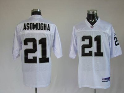 Jerseys Factory Cheap Raiders #21 Nnamdi Asomugha White Embroide