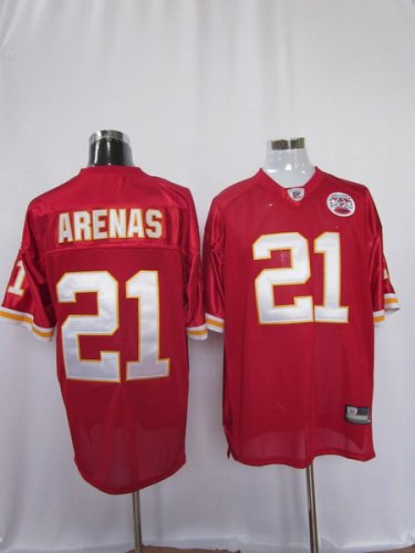 Jerseys Factory Cheap Chiefs #21 Javier Arenas Red Stitched NFL