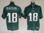 Jerseys Factory Cheap Eagles #18 Jeremy Maclin Green Embroidered