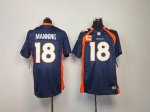 Jerseys Factory Cheap Nike Broncos #18 Peyton Manning Blue Alter
