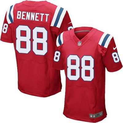Jerseys Factory Cheap Nike Patriots #88 Martellus Bennett Red Al