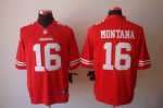 Jerseys Factory Cheap Nike 49ers #16 Joe Montana Red Team Color