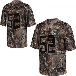 Jerseys Factory Cheap Ravens #52 Ray Lewis Camouflage Realtree S