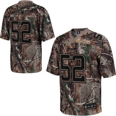 Jerseys Factory Cheap Ravens #52 Ray Lewis Camouflage Realtree S