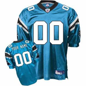 Jerseys Factory Cheap Panthers Personalized Authentic Blue NFL J