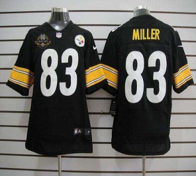 Jerseys Factory Cheap Nike Steelers #83 Heath Miller Black Team