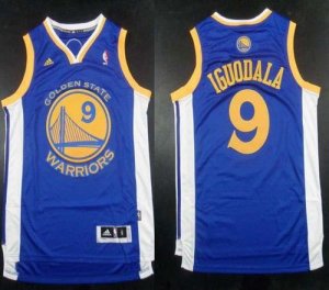 Jerseys Factory Cheap Warriors #9 Andre Iguodala Blue Revolution