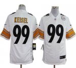 Jerseys Factory Cheap Nike Steelers #99 Brett Keisel White Men's