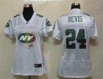Jerseys Factory Cheap Nike Jets #24 Darrelle Revis White Women's