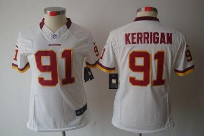 Jerseys Factory Cheap Nike Redskins #91 Ryan Kerrigan White Wome