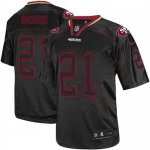 Jerseys Factory Cheap Nike 49ers #21 Frank Gore Lights Out Black