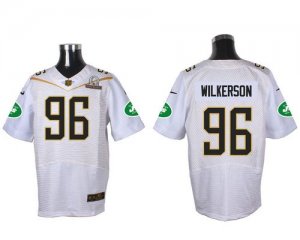 Jerseys Factory Cheap Nike Jets #96 Muhammad Wilkerson White 201