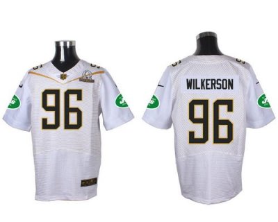 Jerseys Factory Cheap Nike Jets #96 Muhammad Wilkerson White 201