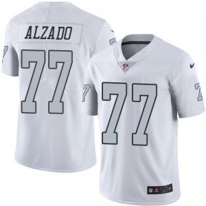 Jerseys Factory Cheap Nike Raiders #77 Lyle Alzado White Men's S