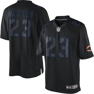 Jerseys Factory Cheap Nike Bears #23 Devin Hester Black Men's Em
