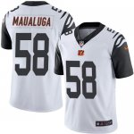 Jerseys Factory Cheap Nike Bengals #58 Rey Maualuga White Men's