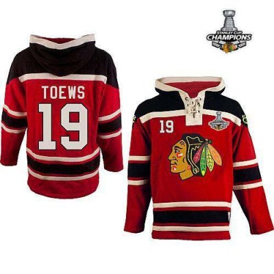 Jerseys Factory Cheap Blackhawks #19 Jonathan Toews Red Sawyer H