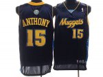 Jerseys Factory Cheap Nuggets #15 Carmelo Anthony Embroidered Da