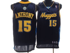Jerseys Factory Cheap Nuggets #15 Carmelo Anthony Embroidered Da