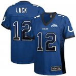 Jerseys Factory Cheap Nike Colts #12 Andrew Luck Royal Blue Team