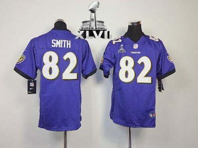 Jerseys Factory Cheap Nike Ravens #82 Torrey Smith Purple Team C