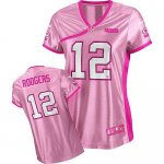 Jerseys Factory Cheap Nike Packers #12 Aaron Rodgers Pink Women'