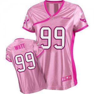 Jerseys Factory Cheap Nike Texans #99 J.J. Watt Pink Women's Be
