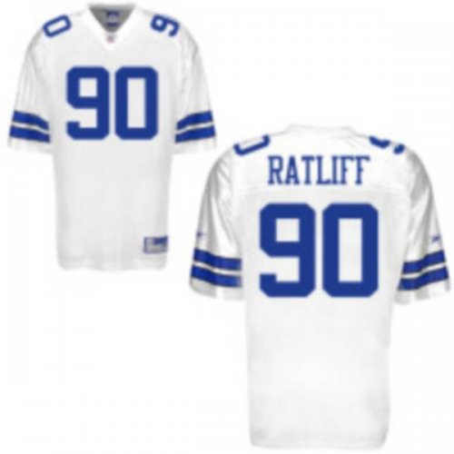 Jerseys Factory Cheap Cowboys #90 Jay Ratliff White Stitched NFL