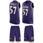 Jerseys Factory Cheap Nike Ravens #57 C.J. Mosley Purple Team Co