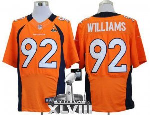 Jerseys Factory Cheap Nike Broncos #92 Sylvester Williams Orange