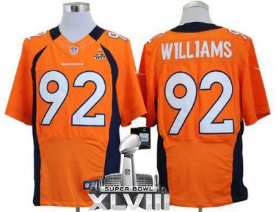 Jerseys Factory Cheap Nike Broncos #92 Sylvester Williams Orange