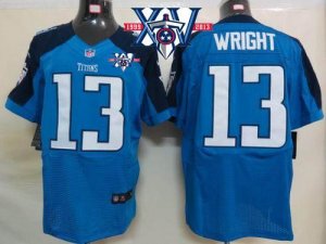 Jerseys Factory Cheap Nike Titans #13 Kendall Wright Light Blue