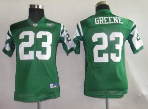 Jerseys Factory Cheap Jets #23 Shonn Greene Green Embroidered Yo